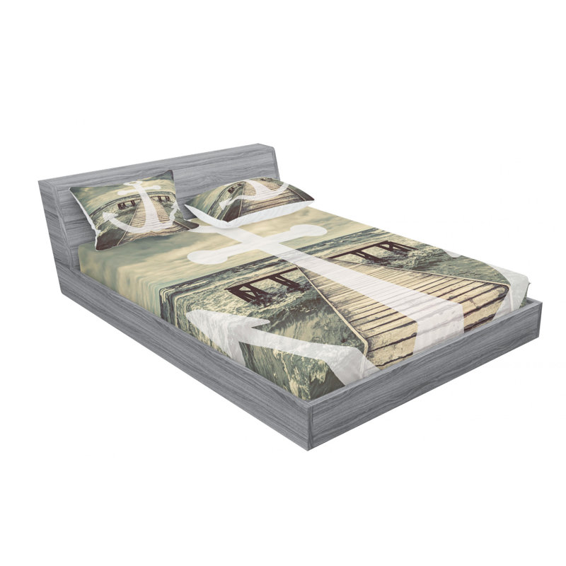 Microfiber Sheet Set, Queen Sheet Set + Fitted Sheet + 2 Pillowcases