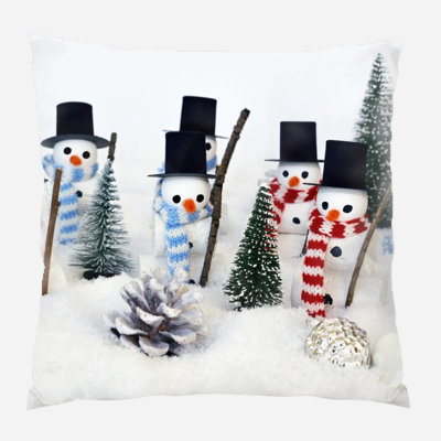  Coussin Snowman