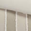 Housse de couette 100% coton avec rayures alternées et fils à rayures