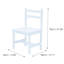44.5cm Writing Desk Chair Set