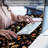 CounterArt Mushroom Madness Large Waterproof Desk Protector Mat 32" x 16"