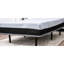 Base rembourrée X Series - noir + gris, acier robuste, 6 pieds réglables, capacité de poids de 1000 lb, style moderne, contreplaqué robuste,-161159838