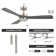 52" Brechter 3-Blade LED Ceiling Fan with Light and Remote