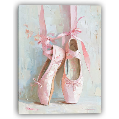 Ballet Elegance Wrapped Canvas Wall Art