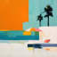 Poolside Reverie 11 - Unframed-1020861901