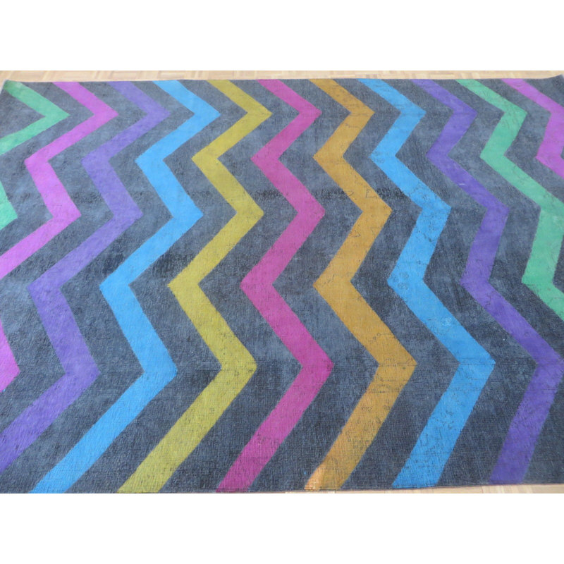 Beane One-of-a-Kind 7'6" X 11' Wool Area Rug in Black