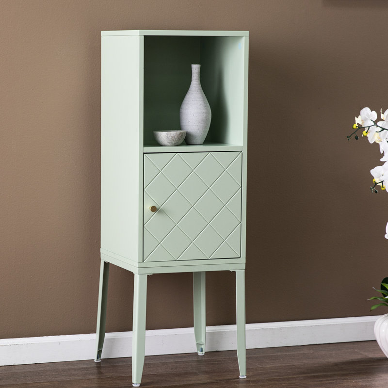 Armoire de rangement menthe pour le rangement - Gardez vos objets en place Spacieux espace inférieur et tablette ouverte