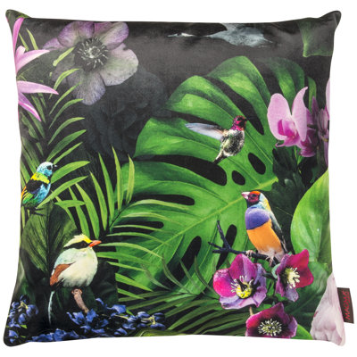 Floralia Birds Throw Pillow
