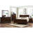 Brown Cherry Colored Queen Bed, Traditional Bedroom Ambiance Enhancer Finish Bed - Sparkle-1295599803-1295599802