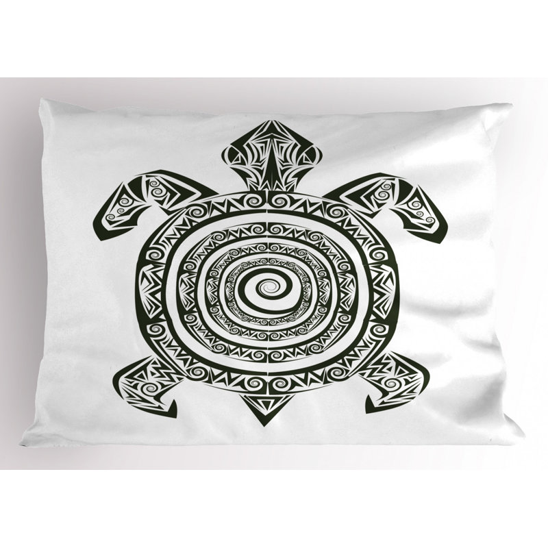 Turtle Polyester Sham Set, Twin