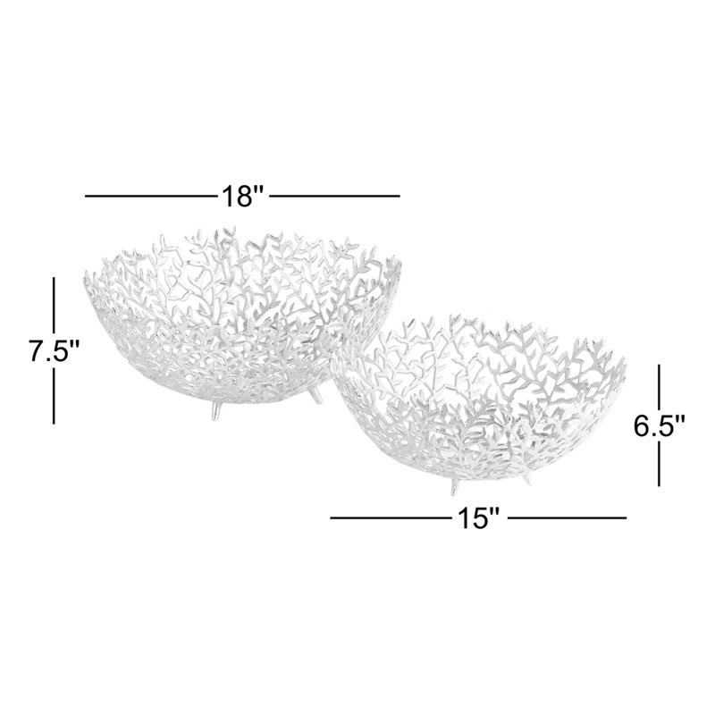 Aluminum Decorative Bowl Set