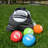 GoSports 10 Piece 90mm Soft Bocce Ball Set - Backyard Outdoor Lawn Game