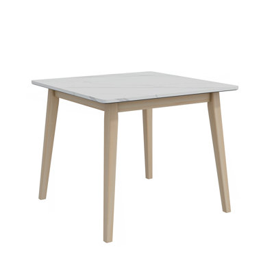 Dining Table with Smart Top in Solid Wood Legs