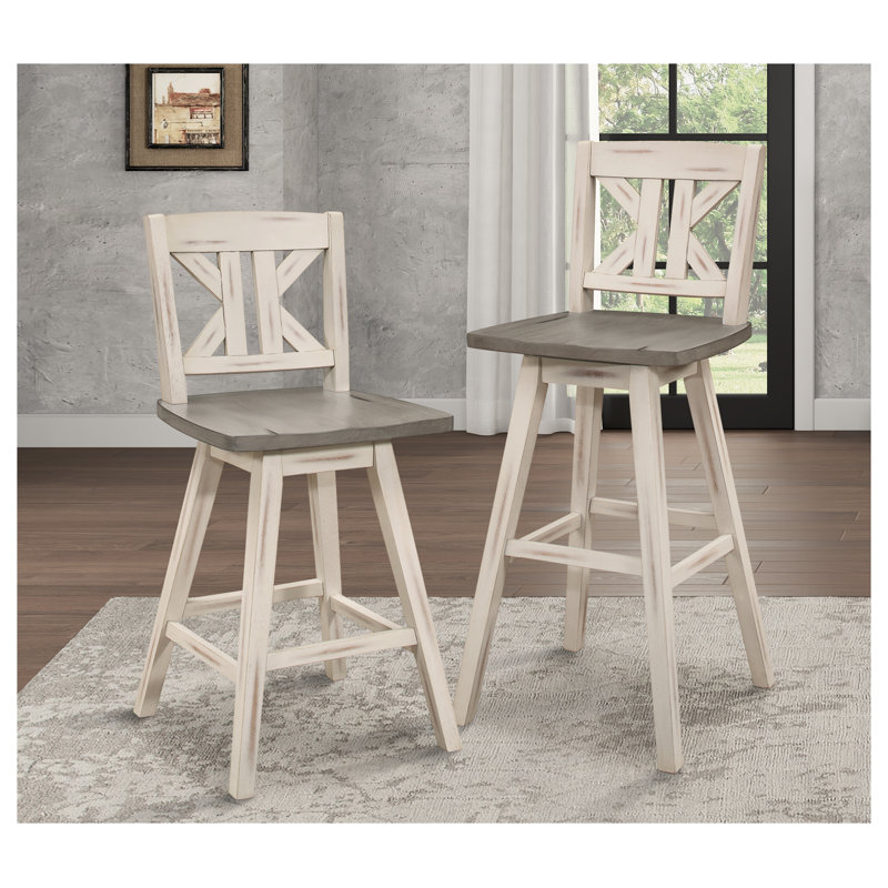 Ensemble de 2 tabourets de bar Rustic, Tabouret de bar (siège d'une hauteur de 29 po)