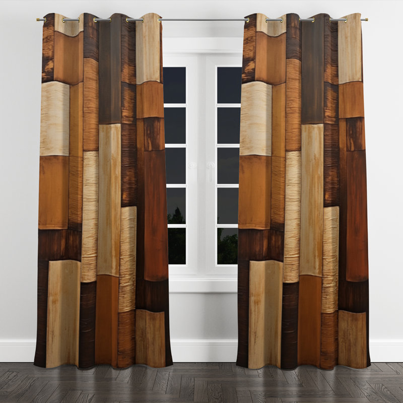 Andrell - Rideau à œillets moderne - Velours obscurcissant - 1 panneau, l 52" x L 84", Œillets dorés