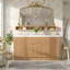 Meuble-lavabo 59 po avec double lavabo et rangement polyvalent