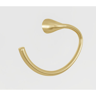 Wall-Mounted Bathroom Towel Ring / Towel Hanger– Modern Metal Design