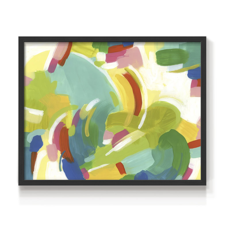 Half Turn II -Framed Print - Restickable