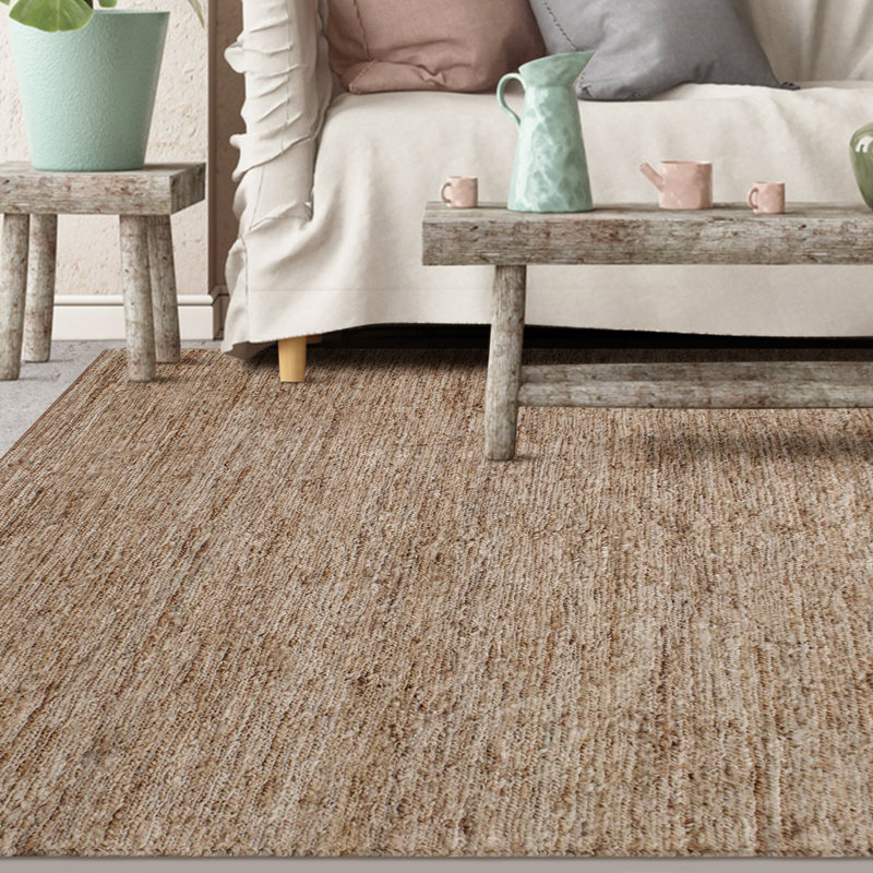 Makula Natural Hand-Knotted Jute 9' x 12' Area Rug