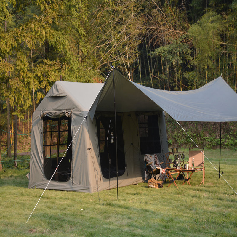 Tentes de camping, Vert