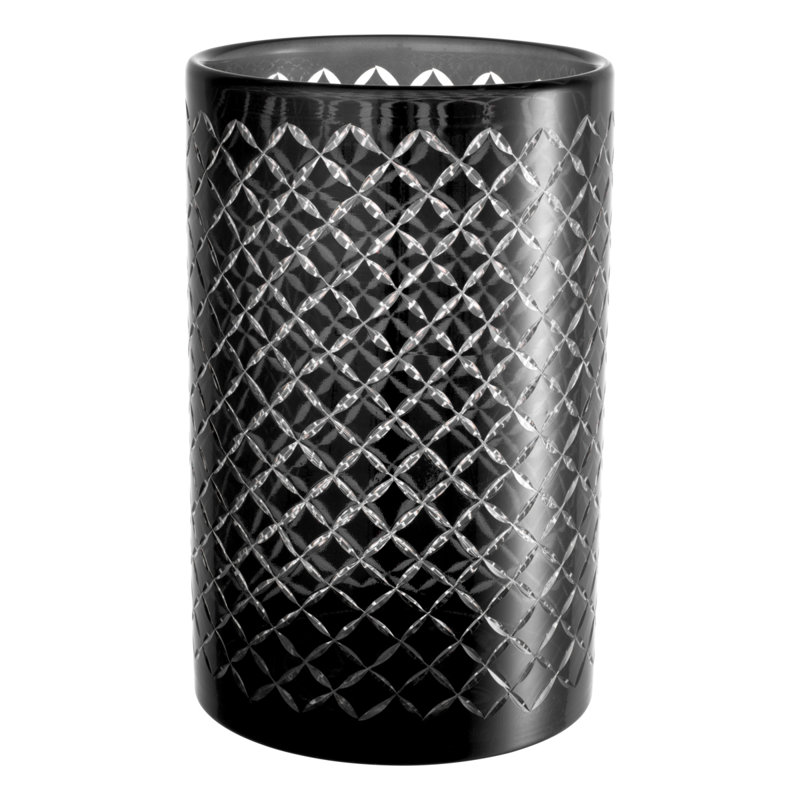 Gable Glass Tabletop Hurricane, 11.02" H x 7.09" W x 7.09" D