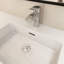Meuble-lavabo mural simple 48 po avec surface solide 48 po
