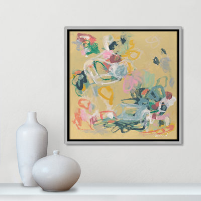Living In Colours Square Version Print by Marisol Evora