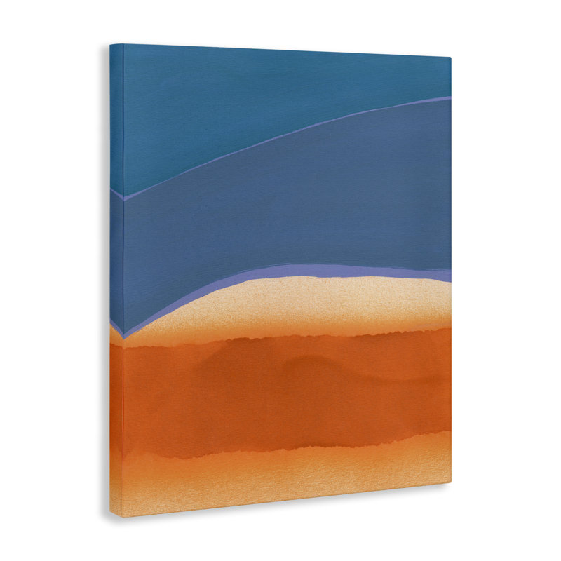 Art moderne sur toile Modern Desert Sunrise par Jodi Fuchs, H 30 po x l 24 po x P 1,5 po