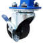 Roues de 300 lb pour ciseaux à pédale de levage pour motocyclettes, couleur bleue-126279520