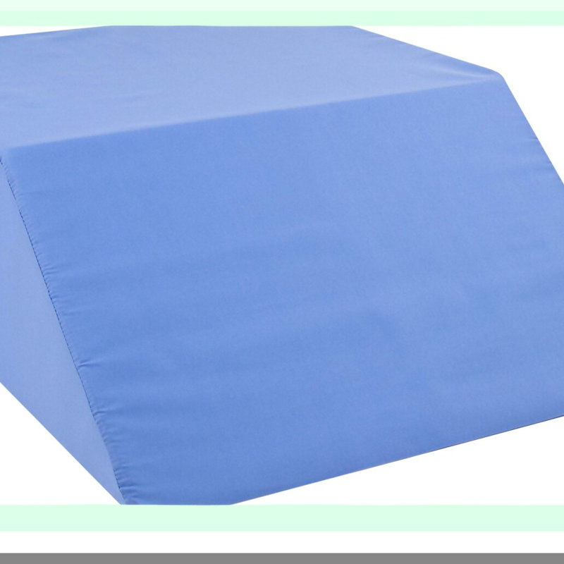 ElevateEase Leg Support Pillow - Orthopedic Foam Wedge for Improved Circulation, Back Pain Relief, Post-Surgery Recovery - Blue 8"