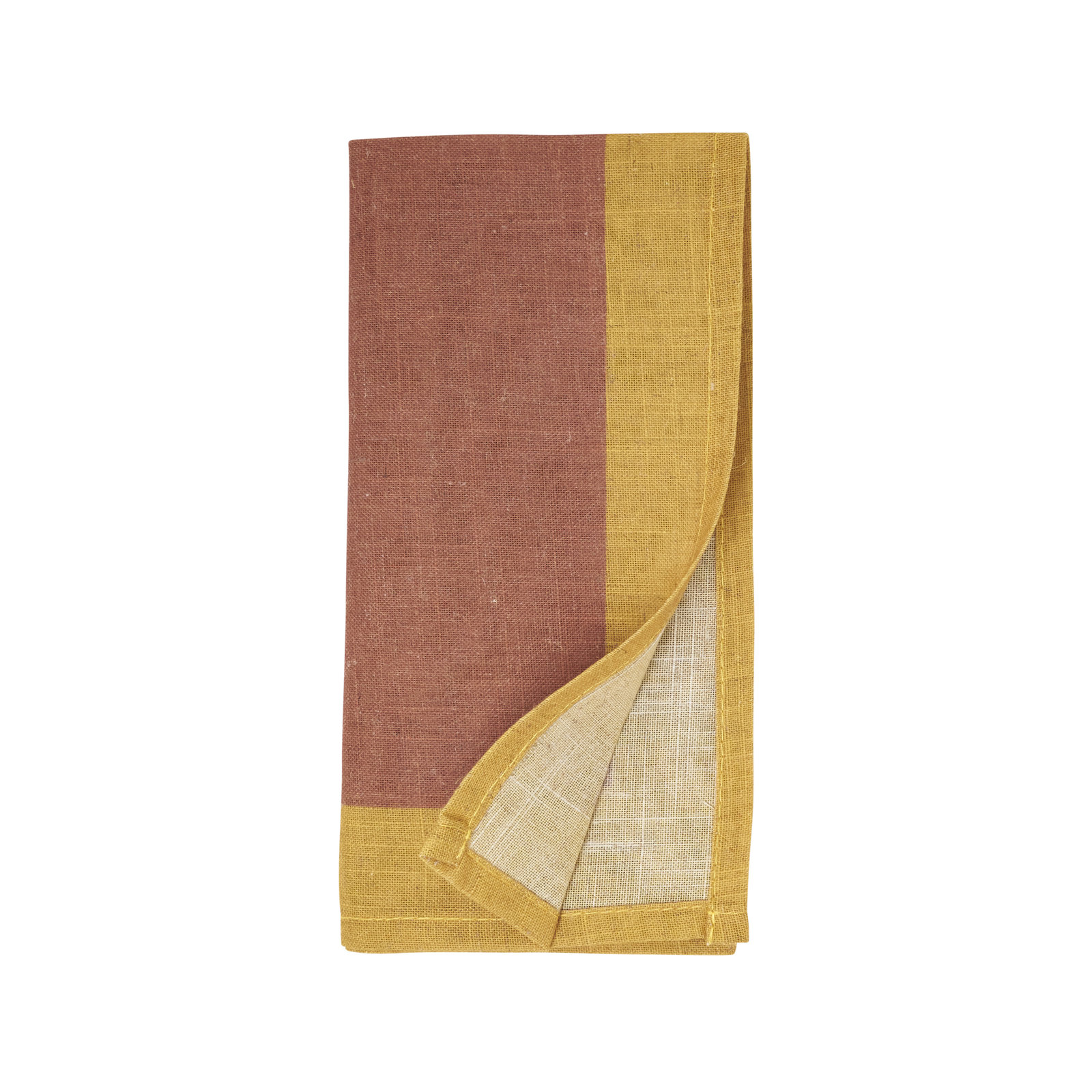 Bythorn Linen Napkin, Rust