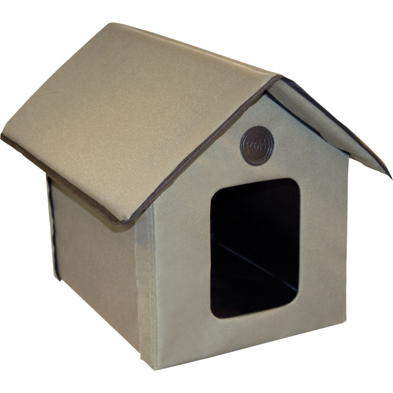 Maison pour chat d'extérieur chauffée
