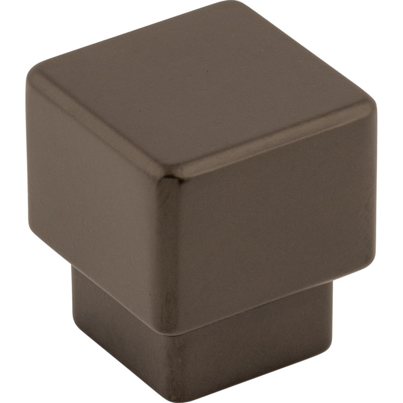 Sanctuary (R) Tapered 1" Length Square Knob, Ash Gray