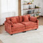 Ensemble de salon modulaire moderne avec coussins à double couche-132208651-132208653