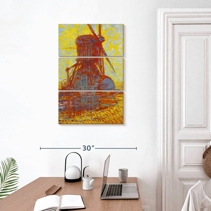 Moulin Avery au soleil, H 32 po x l 20 po
