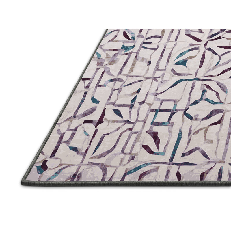 Silky Soft Plush Gray Area Rug, Round 6'