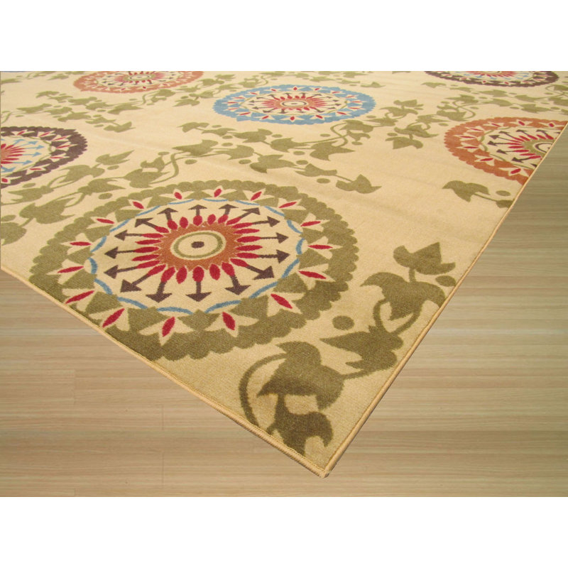 Mandana Rug , Elegant Ivory Area Rug for Living Room, Bedroom, Office, & Home Décor , Stylish & Durable Design