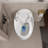 1-Piece 1.28 GPF Single Flush Egg Shape Toilet-117137160