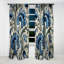 Kiley - Rideau à motif floral abstrait - Rideau occultant à motif floral - 1 panneau-1123735729