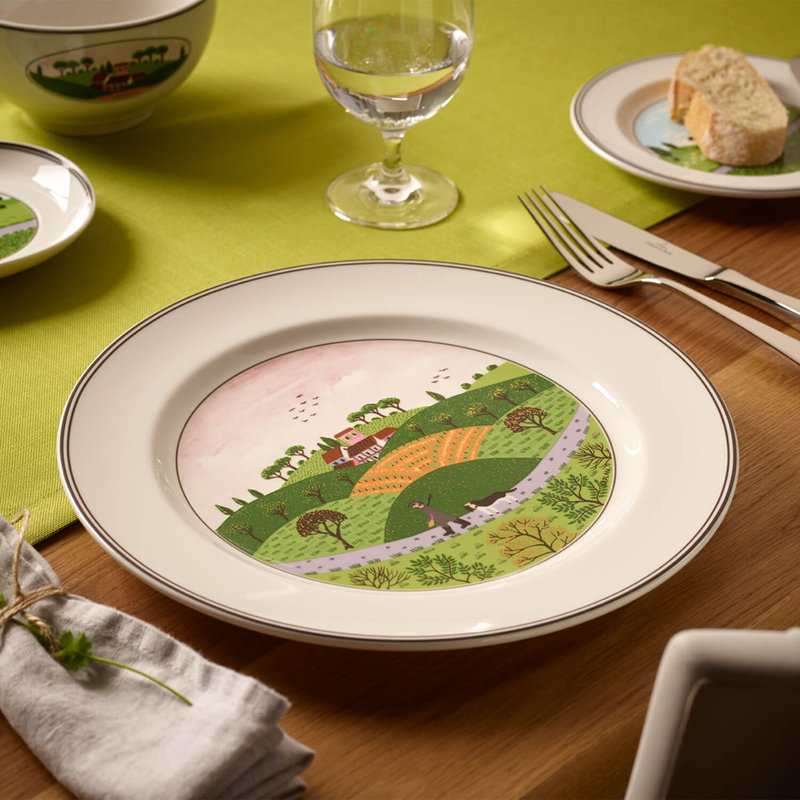 Villeroy & Boch Design Naif 10.75" Dinner Plate - Hunter & Dog