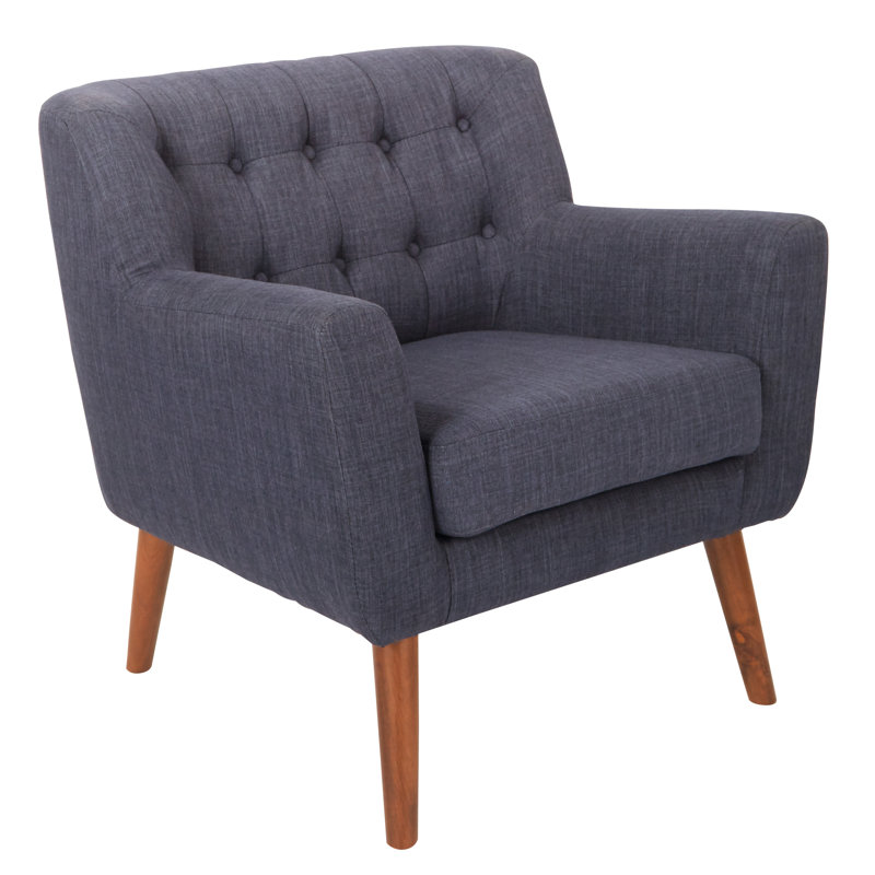 Barbro Upholstered Armchair, Navy