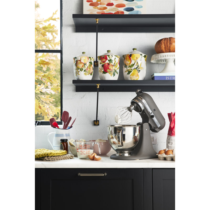 Batteur sur socle à tête inclinable de 5 pte Artisan® de KitchenAid®, Gris impérial