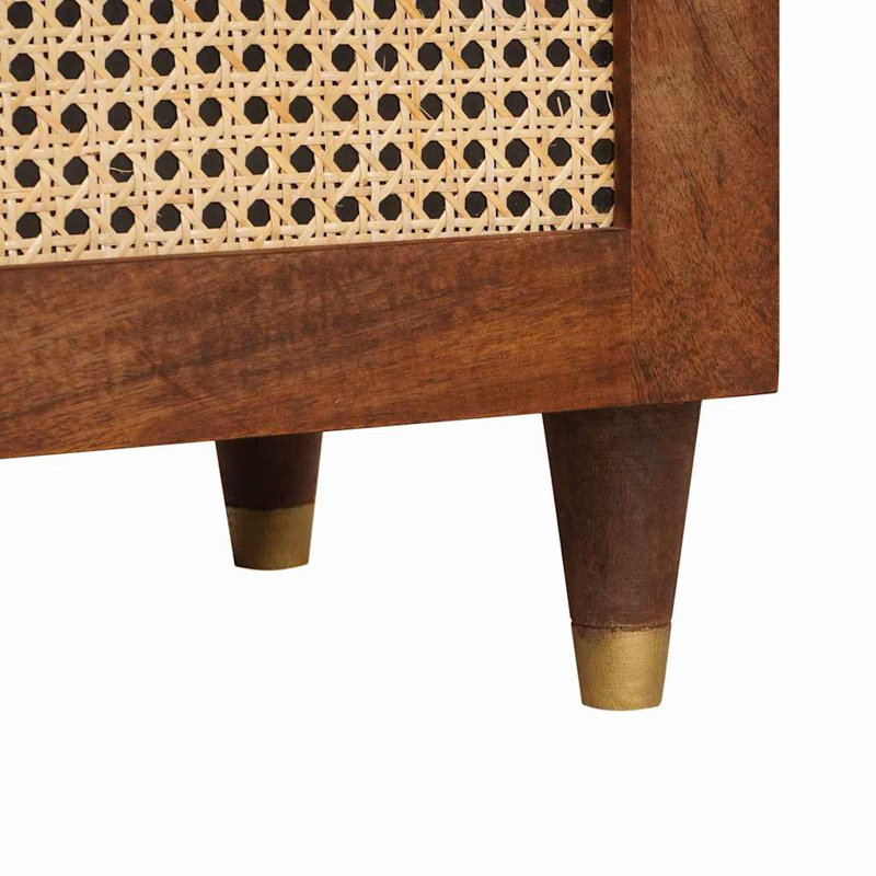 50cm W Solid Wood Bedside Table