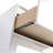 24" Freestanding Bathroom Storage Cabinet, 3-Soft Close Drawer, Glossy White,(Kd-Packing)