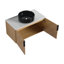Meuble-lavabo 36 po avec lavabo en céramique