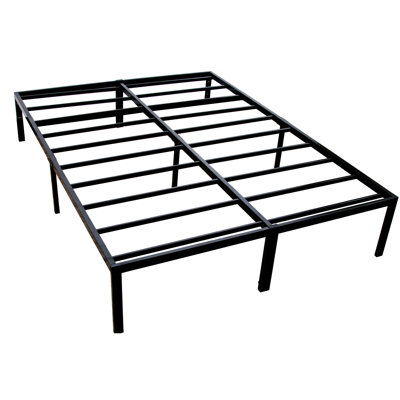 Full Black Steel Platform Foundation, Modern Design, For Heavy Use, 40 Lb Weight