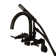 Concord Triple Handle Wall Mounted Clawfoot Tub Faucet Trim with Handshower