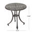 Table d'appoint d'extérieur en fonte d'aluminium 19 po_61112.00