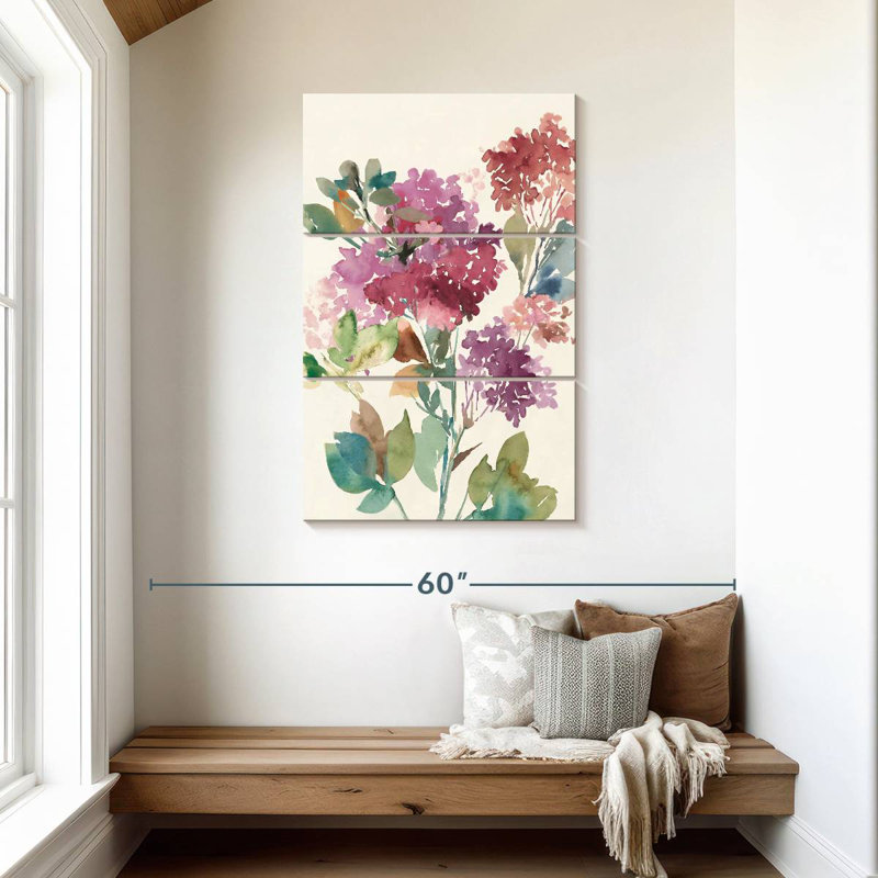 Avery Sweet Hydrangea I, 45" H x 28" W