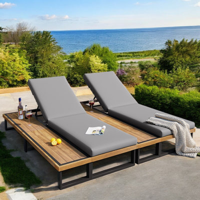 Outdoor Chaise Lounge Set (Set Of 2) by Latitude Run